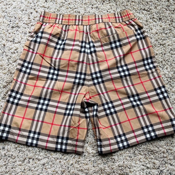 Burberry Swim Burberry Boys Checkered Swim Trunks Size Poshmark
